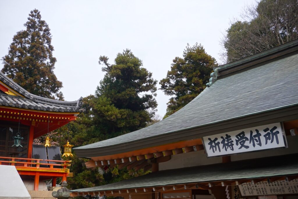 神社の御祈祷受付のイメージ