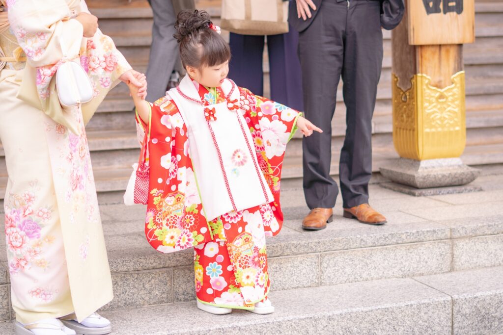 七五三の女の子3歳