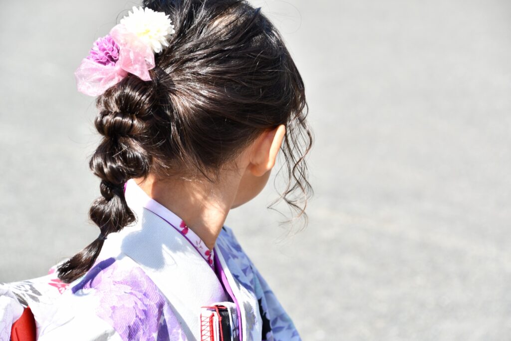 七五三の女の子