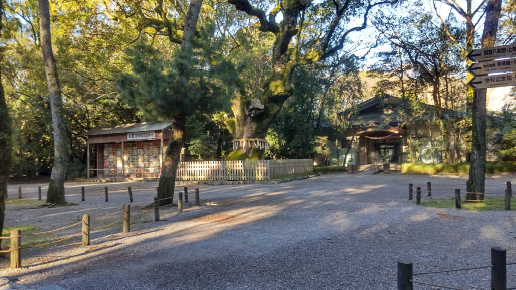 熱田神宮の境内風景。七五三のお参り先として人気