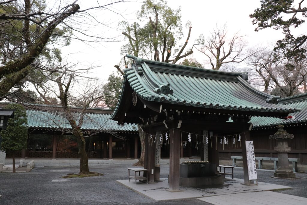 天気の悪い日の三嶋大社