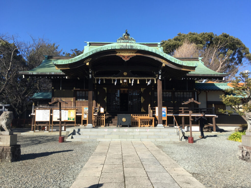 沼津日枝神社。七五三のお参りにもぴったり