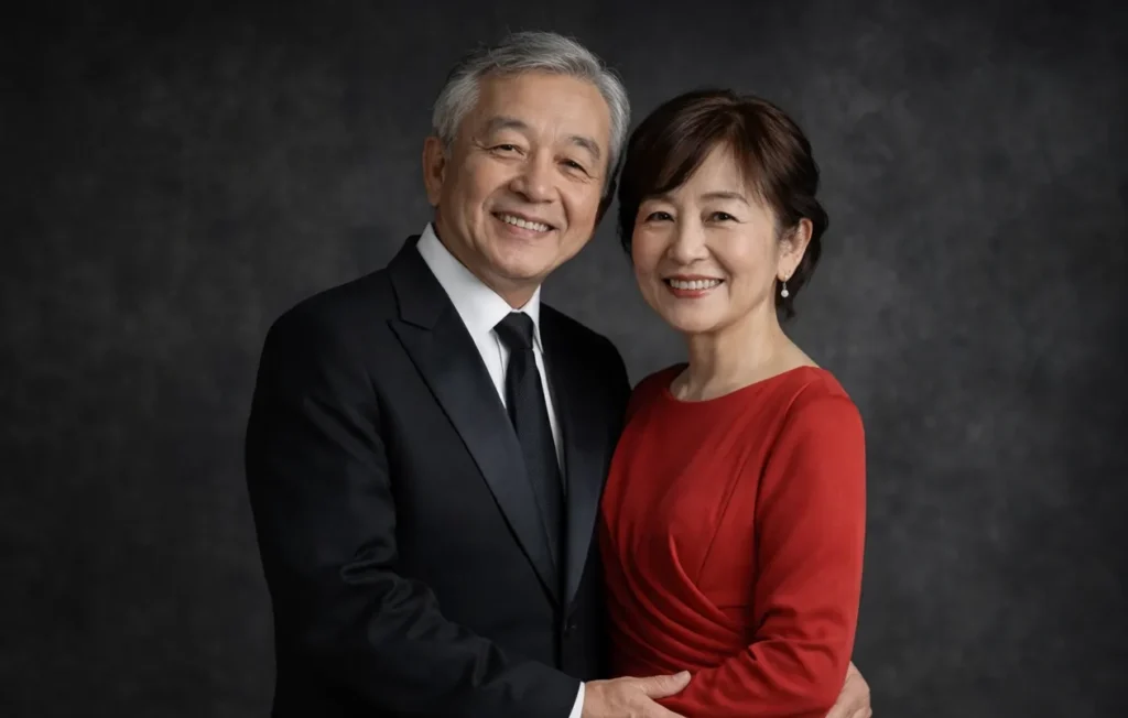 夫婦二人で残した還暦記念写真