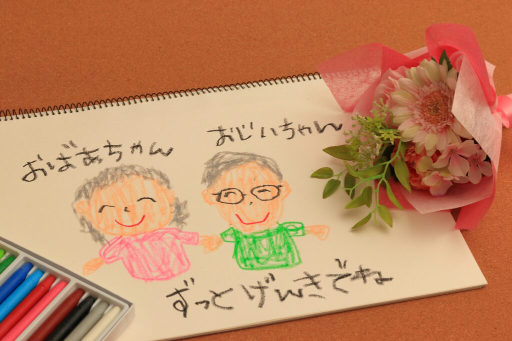 孫からの絵のプレゼント