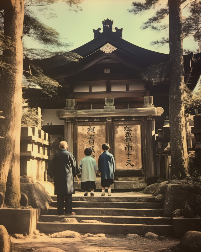 昔の七五三のイメージ
