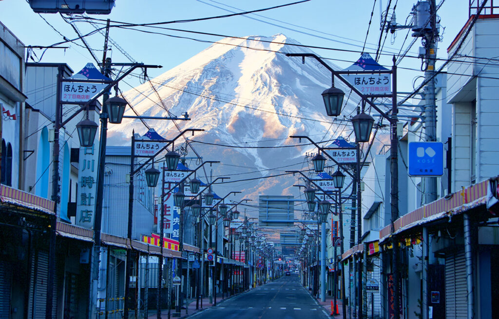 富士市の町の様子