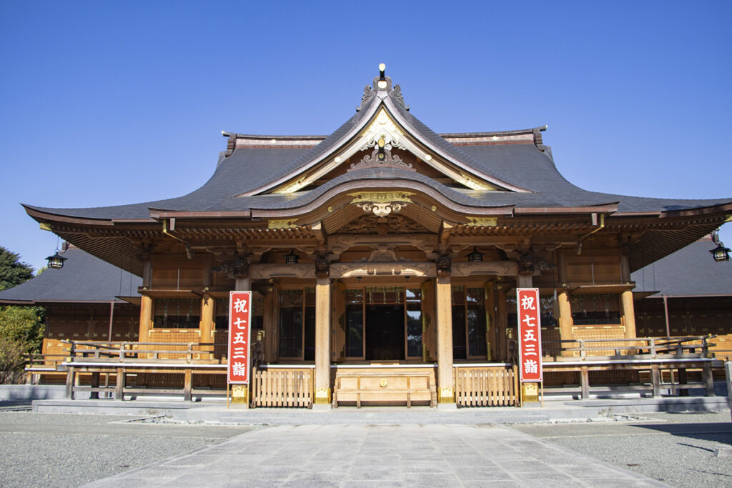 岳南総社 富知六所浅間神社の境内の様子