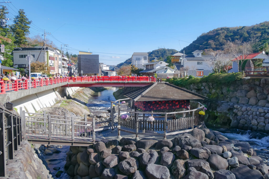 伊豆修善寺の自然豊かな風景
