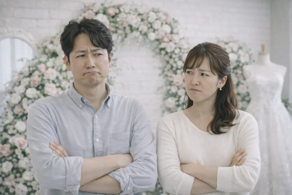 フォトウエディングで失敗してしまった夫婦