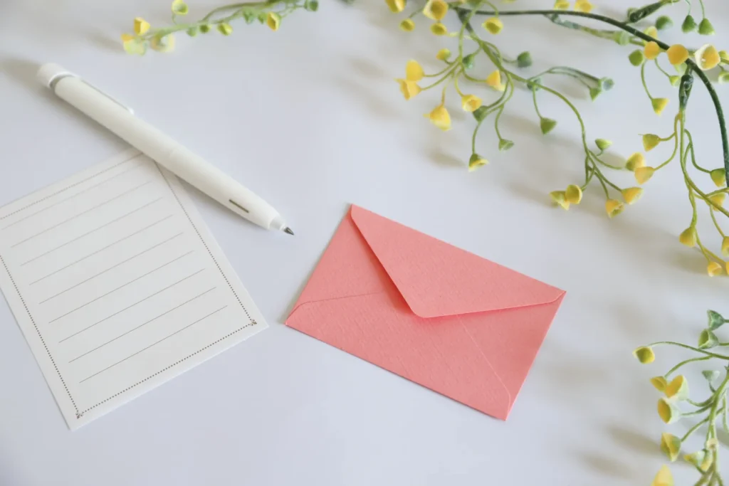 手書きメッセージカードのイメージ写真