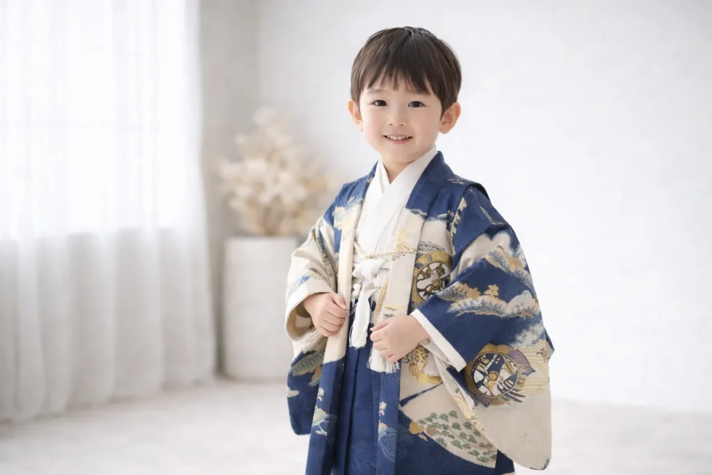 七五三 5歳 袴着 羽織袴 男の子