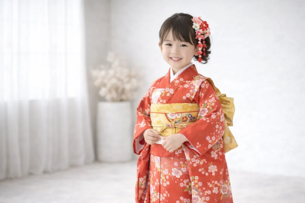 七五三 7歳 帯解 着物 女の子