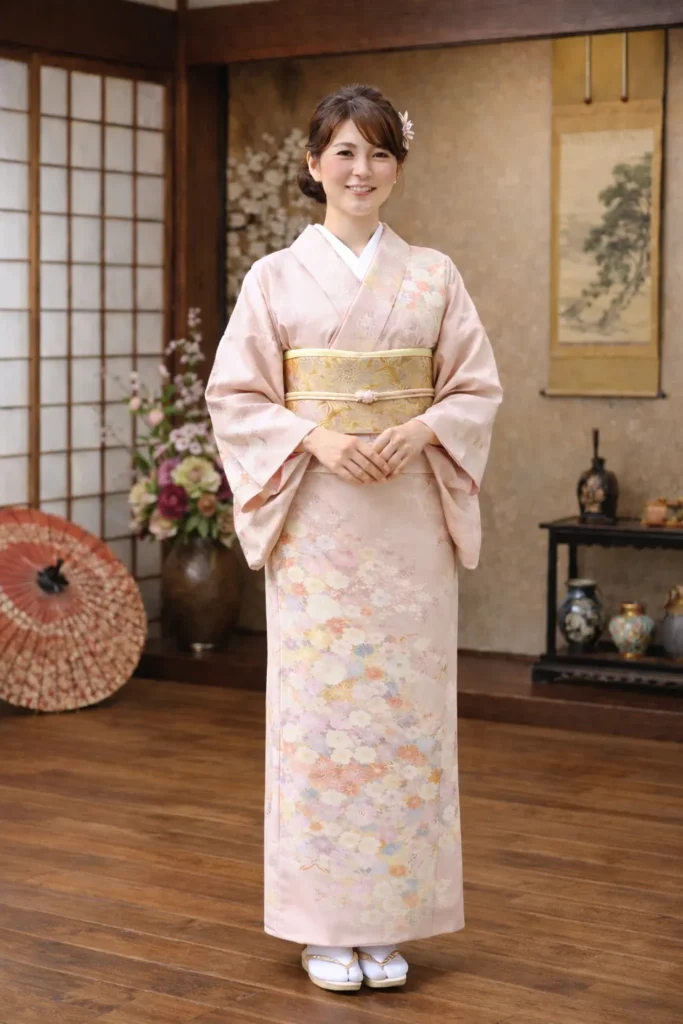 訪問着の着こなしスタイル例