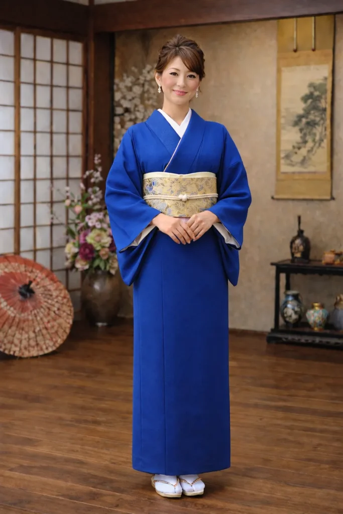 訪問着の着こなしスタイル例